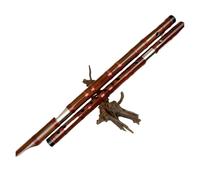 Flauto Di Bambù In Legno Flauto Di Bambù Amaro A 6 Fori Per Adulti E Principianti Professionale Con Bocca Piatta(Cbrown full set)