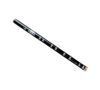 Flauto Di Bambù In Legno Flauto Di Bambù Clarinetto Tradizionale A Due Voci Per Principianti(Black,FKey)