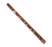Flauto Di Bambù In Legno Flauto Dolce A 6 Fori Strumento A Bocca Piatta Per Principianti Adulti Flauto Di Bambù Amaro(Brown,D tone)