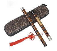 Flauto Di Bambù Per Principianti 8 Anni Di Bambù Amaro Essiccato All'aria C/D/E/F/G Flauto Di Bambù Strumenti Musicali Tradizionali Per Adulti(E)