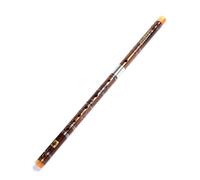 Flauto di bambù per principianti doppio tappo due sezioni livello di esecuzione elementare tonalità Fa strumento musicale nazionale colore originale Principianti Bamboo Flute(Transparent)