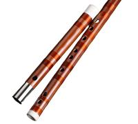 Flauto Di Bambù Per Principianti Fatto A Mano Strumento Flauto Professionale In Bambù Amaro A Doppia Connessione Modello Per Principianti Prima Lezione Chiave D(Two,Fkey)