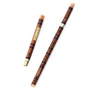 Flauto Di Bambù Per Principianti Flauto Di Bambù Orizzontale E Verticale A Due Sezioni Singolo In Rame Per Principianti Con Membrana Per Flauto Professionale(G Key)