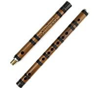 Flauto Di Bambù Per Principianti Flauto Trasversale Dizi Professionale Fatto A Mano Tradizionale Con Chiave C/D/E/F/G Con Accessori(F Key)