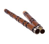 Flauto Di Bambù Per Principianti Strumento Musicale Etnico Con Due Sezioni Plug-in In Rame Bianco Flauto Di Bambù Amaro Flauto Di Bambù Linea Di Noodle(C Key)