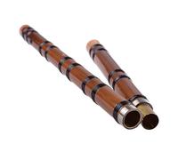 Flauto Di Bambù Per Principianti Strumento Musicale Etnico Con Due Sezioni Plug-in In Rame Bianco Flauto Di Bambù Amaro Flauto Di Bambù Linea Di Noodle(E Key)