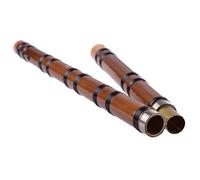 Flauto Di Bambù Per Principianti Strumento Musicale Etnico Con Due Sezioni Plug-in In Rame Bianco Flauto Di Bambù Amaro Flauto Di Bambù Linea Di Noodle(F Key)