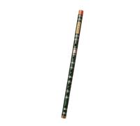 Flauto Di Bambù Principianti Che Suonano Uno Strumento Musicale Nazionale Entry-level A Base Zero Con Flauto Di Bambù A Due Sezioni Orizzontale(Green,C Key)