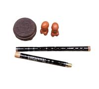 Flauto di bambù professionale Flauto Di Bambù Staccabile A Doppia Sezione Per Principianti E Studenti Adulti Per Suonare Il Flauto Traverso In Nero (Color : C)