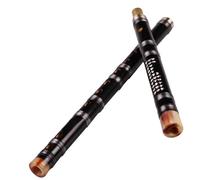 Flauto di bambù professionale Flauto In Bambù Nero Con Inserto Singolo E Due Sezioni In Rame Bianco Per Principianti Che Vogliono Imparare Il Flauto Traverso (Color : E)