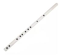 Flauto di bambù professionale per adulti strumento a base zero per principianti vari colori opzionali Principianti Bamboo Flute(White G)