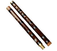 Flauto di bambù professionale Strumento Musicale A Fiato Flauto Di Bambù Strumento Musicale Tradizionale Cinese Dizi Flauta Trasversale Per Principianti C, D, E, F, G (Color : F)