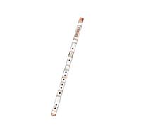 Flauto Di Bambù Professionali I Principianti Del Flauto Di Bambù Amaro Suonano Due Sezioni Di Strumento A Fiato Con Flauto Traverso In Rame Bianco(G Key)