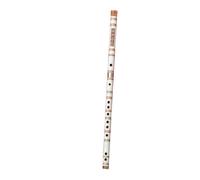Flauto Di Bambù Professionali Principianti Che Suonano Uno Strumento Musicale Nazionale Entry-level A Base Zero Con Flauto Di Bambù A Due Sezioni Orizzontale(White,G Key)