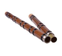 Flauto Di Bambù Strumento Musicale Etnico Con Due Sezioni Plug-in In Rame Bianco Flauto Di Bambù Amaro Flauto Di Bambù Linea Di Noodle(D Key)