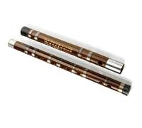 Flauto Di Bambù Strumento professionale per suonare il flauto di bambù in stile cinese basso a 6 fori (Color : F)