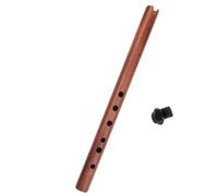 Flauto di bambù verticale per principianti con chiave di Sol strumento a fiato professionale Principianti Bamboo Flute(G brown-1)
