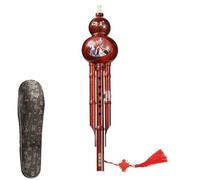 Flauto di cinese, tradizionale flauto di Hulusi - Hulusi cinese fatto a mano per principianti, strumento a fiato con due modalità per appassionati, studenti, bambini e giocatori