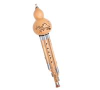 Flauto di cucurbita fatto a mano Hulusi Flauto di zucca professionale Strumenti musicali tradizionali di zucca etnica Flauto Hulusi portatile