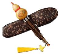 flauto di cucurbitacea, flauto di zucca Flauto di cucurbita for principianti Strumento musicale che suona Hulusi in Do bemolle Si in La chiave Flauto di cucurbita a tre toni Facile da imparare Flauto