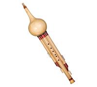 flauto di cucurbitacea， flauto di zucca Flauto Hulusi fatto a mano a 7 fori professionale Hulusi Cucurbit Flute strumento a fiato cinese for principianti(G key)