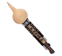 flauto di cucurbitacea， flauto di zucca Flauto Hulusi, flauto cinese tradizionale nazionale Hulusi, strumento musicale a fiato naturale a una sola pancia, in zucca(C key)