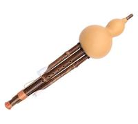 flauto di cucurbitacea, flauto di zucca Flauto Hulusi Strumento a fiato etnico Yunnan a sette fori Flauto Hulusi for adulti di tipo professionale(C key)