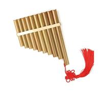 Flauto di Pan 10 tubi flauto di Pan tubo di Pan tasto G strumento musicale a fiato tradizionale in plastica per principianti e amanti della musica(Left)