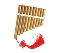 Flauto di Pan 10 tubi flauto di Pan tubo di Pan tasto G strumento musicale a fiato tradizionale in plastica per principianti e amanti della musica(Right)