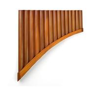 Flauto di Pan 15/18 Pipes Flauto di Pan Piatto Marrone G/F Chiave Pan Pipes Strumento a Fiato(15-G-flat)