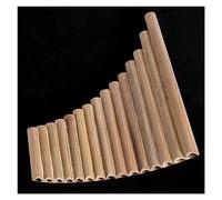 Flauto di Pan 15 Pipes Natural Bamboo Panpipe G Key Panpipe Strumento A Fiato Fatto A Mano