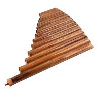 Flauto di Pan 15 Tubi Di Bambù Naturale Tradizionale Flauto Di Pan Marrone Cinese Pan Pipes Strumento A Fiato