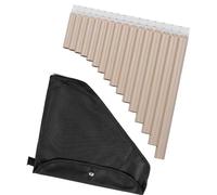 flauto di pan 16/18 Pipe Pan Flauto Panpipes C Key Pan Pipes Per Studenti Principianti Con Borsa Per Il Trasporto Del Bocchino (Color : 16 Pipe)