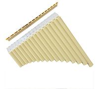 Flauto Di Pan 16 Tubi 18 Tubi C/G Strumento Musicale A Doppia Adatto Ai Principianti Flauto Pan cinese (Color : 16 tubes off-white)