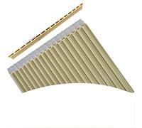 Flauto Di Pan 16 Tubi 18 Tubi C/G Strumento Musicale A Doppia Adatto Ai Principianti Flauto Pan cinese (Color : 18 tubes off-white)