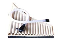 Flauto Di Pan 16 Tubi 18 Tubi C/G Strumento Musicale Flauto Di Pan Mobile A Doppia In Plastica Flauto Pan cinese (Color : 16 tubes off-white)