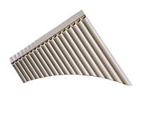 Flauto Di Pan 16 Tubi 18 Tubi C/G Strumento Musicale Flauto Di Pan Mobile A Doppia In Plastica Flauto Pan cinese (Color : 18 tubes beige C tone)