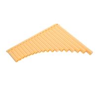 Flauto di Pan 16 Tubi Giallo per Studenti, in Abs Resina | Scuola e Lezioni di Musica, Design per Principianti, Suono Professionale e Accordatura Precisa