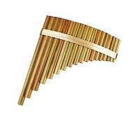 Flauto di Pan 18 Pipes Pan Flauto F Key Pan Pipes Strumento A Fiato Flauto Di Pan Di Bambù Tradizionale Cinese (Color : Right)