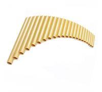flauto di pan 22 Tubi Flauti Di Pan In Plastica ABS G Key Pan Tubi Strumenti Musicali Popolari Fatti A Mano Flauto Di Pan Flauti Di Pan Per Mano Destra/sinistra (Color : Golden right)