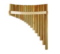 flauto di pan CFG Key Pan Flauto 25 22 18 15 10 Tubi Strumento Musicale Strumento A Fiato Marrone Chiaro Tubi Di Pan Fatti A Mano Di Buona Qualità (Color : 18F RIGHT HAND)