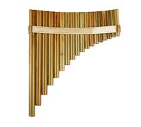 flauto di pan CFG Key Pan Flauto 25 22 18 15 10 Tubi Strumento Musicale Strumento A Fiato Marrone Chiaro Tubi Di Pan Fatti A Mano Di Buona Qualità (Color : 18F LEFT HAND)