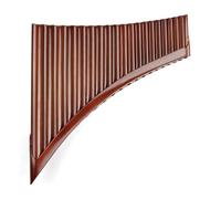 Flauto di Pan E Key Brown 20 Pipes Pan Flute Folk Musical Instruments Woodwind Instrument Handmade Pan Pipes(Right)