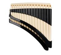 Flauto Di Pan Flauto A Doppia 32 Canne Strumento Per Principianti A Temperamento Equabile A Dodici Toni Forma Ad Arco(32-tube curved - off-white)