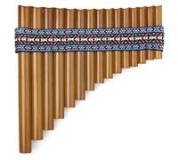 Flauto Di Pan Flauto Di Pan A 15 Canne In Chiave Di Sol Strumenti Musicali Per Gli Amanti Della Musica(LEFT BLUE)