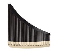 Flauto di Pan in bambù 1 pz Flauto di Pan 16/18 Tubi Panpipes AC Tone Base accordabile Panflute Strumento musicale professionale Pan Pipe(18 Hole-Beige)