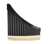 Flauto di Pan in bambù 1 pz Flauto di Pan 16/18 Tubi Panpipes AC Tone Base accordabile Panflute Strumento musicale professionale Pan Pipe(16 Hole-Brown)