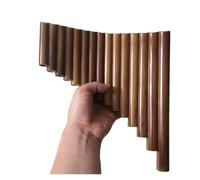 Flauto di Pan in bambù 15 tubi Panflute di bambù fatto a mano G Key Xiao Panpipes mano sinistra e destra Flauto con Dizi Bag
