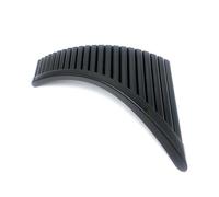 Flauto di Pan in bambù Flauto di Pan 22 tubi Materiale plastico ABS Tasto G Flauti di Pan 1 flauto di Pan Xiao con borsa(Black Left Hand)