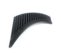 Flauto di Pan in bambù Flauto di Pan 22 tubi Materiale plastico ABS Tasto G Flauti di Pan 1 flauto di Pan Xiao con borsa(Black Right Hand)